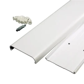 SANUS CCSTVK 2 Piece 48" x 3.5" PVC White TV Cable Concealer Kit (up to 5 cables)