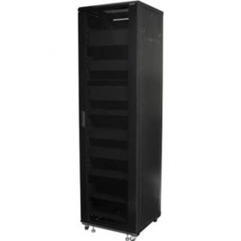 Sanus CFR2144-B1 85" AV Rack 44U Component Rack for Home Theatre Equipment