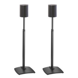 Sanus WSSE1A2-B2 SONOS Era 100 Height-Adjustable Stand - Black Pair