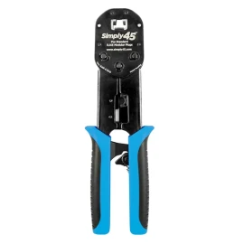Simply45 S45C200 Universal RJ45 Crimp Tool (Unshielded & Internal Ground)
