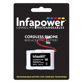 Infapower T001 3 x 2/3 AA 6v 650mAh Cordless Telephone Battery