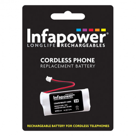 Infapower T002 2 x AAA 2.4v 600mAh Cordless Telephone Battery