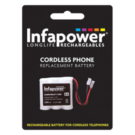 Infapower T009 3 x 2/3 AAA 3.6v 350mAh Cordless Telephone Battery