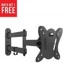 Techlink TWM103 Double Arm Articulated Wall Mount for Screens up to 27"