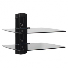 SANUS VF3012 On-Wall Component Shelving Single-Column with two shelves