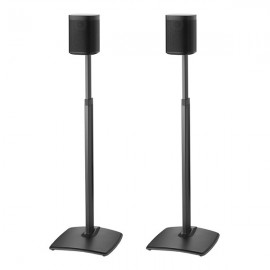 Sanus Sonos Adjustable Height Stands for One, PLAY:1 & PLAY:3 (Pair) - Black