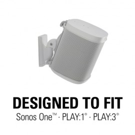 Sanus Sonos Speaker Wall Mount for ONE, Play:1 & Play:3 - White