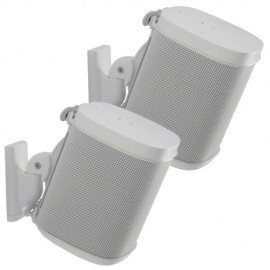 Sanus Sonos Speaker Wall Mount for ONE, Play:1 & Play:3 (Pair) - White