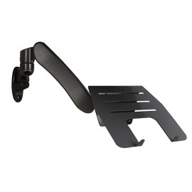 B-Tech BT6045 Desk Mount Accessory Shelf for Laptops & Phones - Graphite