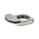B-Tech BT7151 50mm Chrome & Glass Shelf Mount