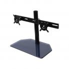 B-Tech BT7332 AViBALL® Flat Screen Desk Mount with Glass Base - Silver