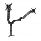 B-Tech BT7384 Full Motion Twin Screen with Dual Articulated Arms Flat Screen Desk Mount