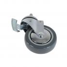 B-Tech Pack of 4 Polyurethane Braked Wheels
