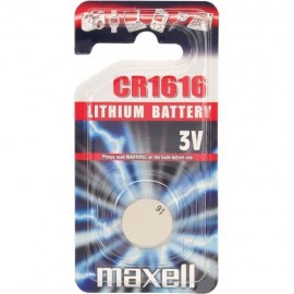 Maxell CR1616 - 3V Lithium Coin Cell Battery 16mm x 1.6mm