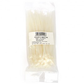 CTIE36150 3.6mm x 150mm Plastic Cable Ties, Neutral (pack of 100)
