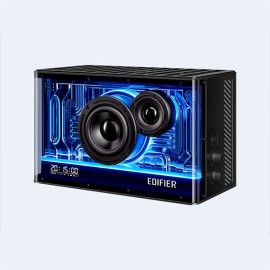 EDIFIER Tabletop Bluetooth Speaker with Light Effects - Black