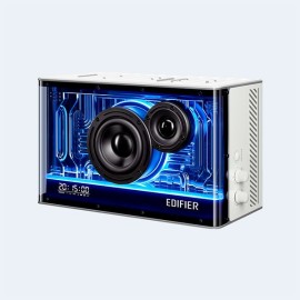 EDIFIER QD35 Tabletop Bluetooth Speaker with Light Effects - White