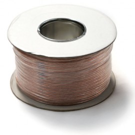 PRO42 2 x 42 Strand Speaker Cable OFC - Clear 100m